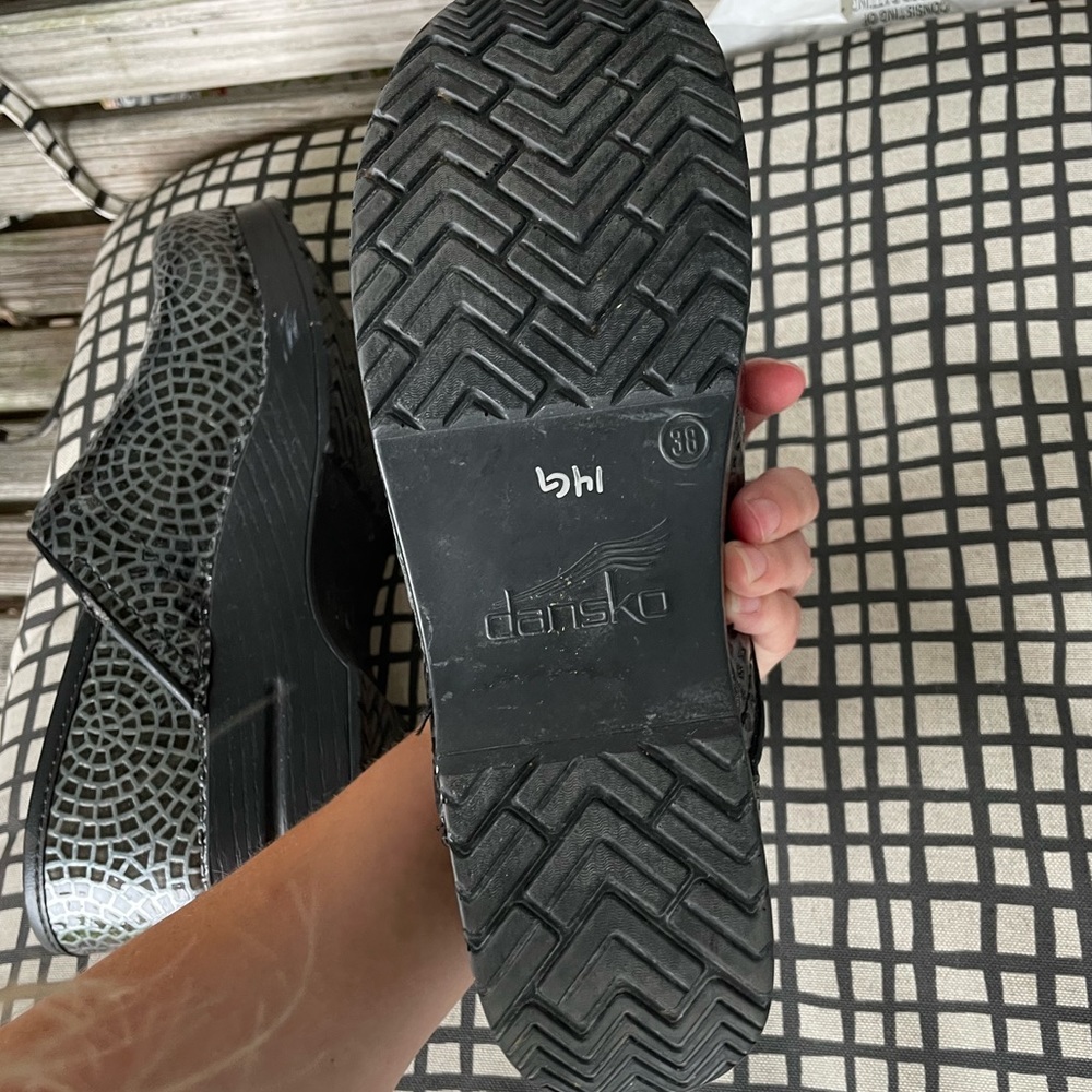 Dansko Pro Black Mosaic Clog Size 36 - image 5
